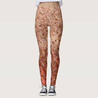 Stahlplatte aus rostfreiem Edelstahl, grungy Metal Leggings