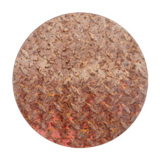 Stahlplatte aus rostfreiem Edelstahl, grungy Metal Schneidebrett