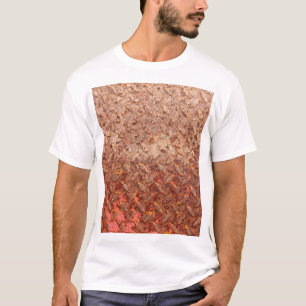Stahlplatte aus rostfreiem Edelstahl, grungy Metal T-Shirt