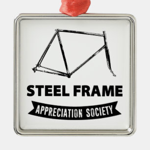 Stahlrahmen-Fahrrad-Würdigungsgesellschaft Ornament Aus Metall