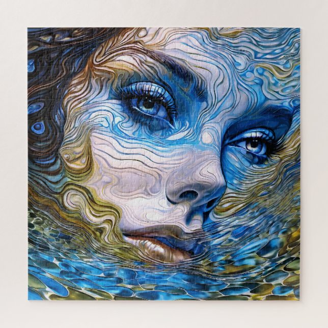 "Stahlschaum" - Frauen im Wasser (Vertikal)