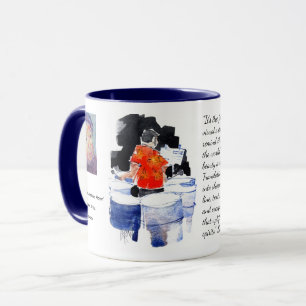 Stahlschlagzeug Bassspieler / Künstler Larry Lerew Tasse