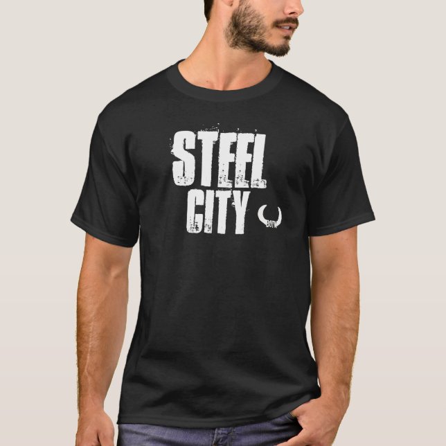 STAHLstadt durch BULL DES HOLZES T-Shirt (Vorderseite)
