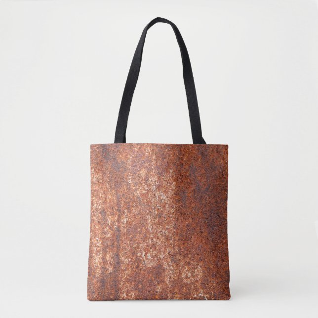 Stahlstruktur, abstrakter Hintergrund. Tasche (Vorderseite)
