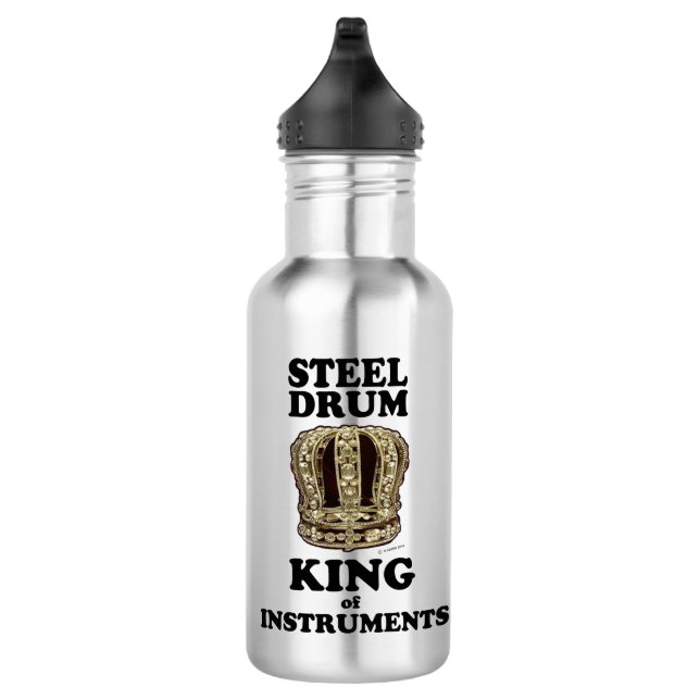 Stahltrommel King of Instruments Edelstahlflasche (Rechts)