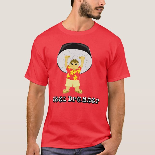 Stahltrommel-Mann T-Shirt (Vorderseite)