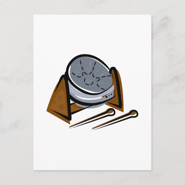 Stahltrommel Postkarte (Vorderseite)