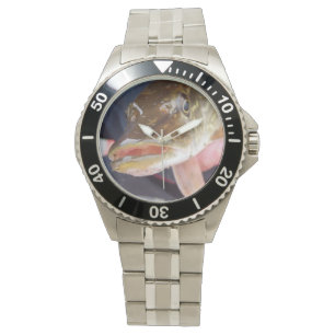 Stahluhr und Band mit Spießfoto Armbanduhr