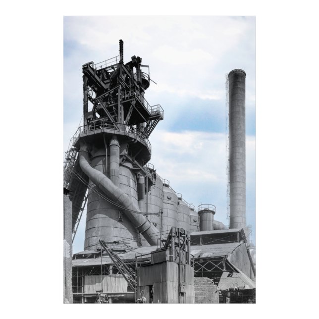 Stahlverbundeinrichtung - 2. Industrielle Revoluti Fotodruck (Vorne)