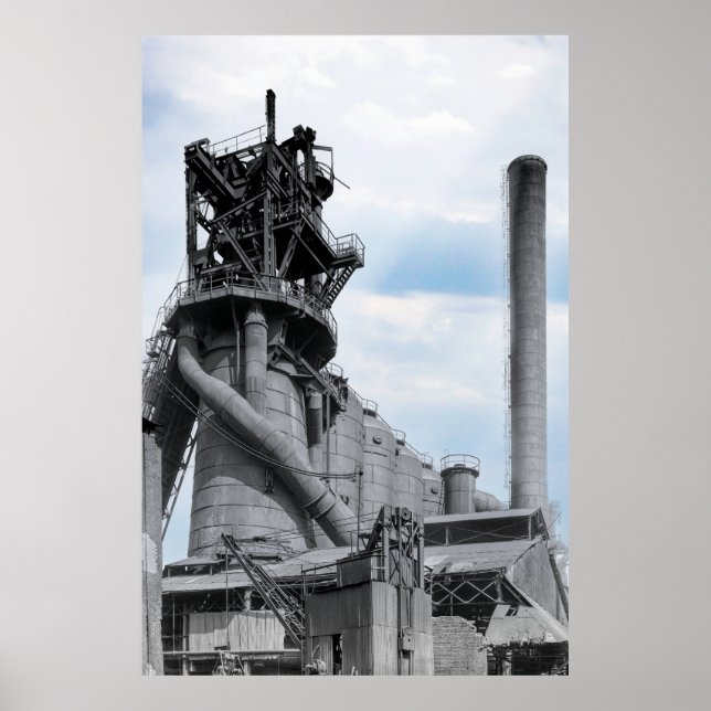 Stahlverbundeinrichtung - 2. Industrielle Revoluti Poster (Vorne)