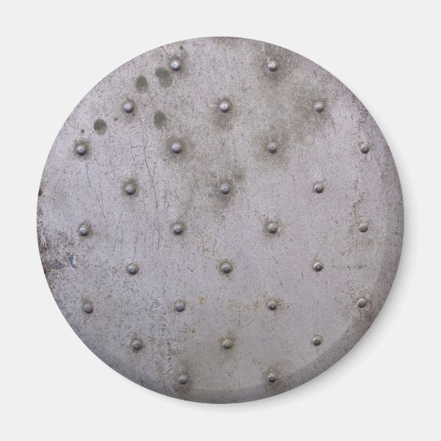 Stahlzettel mit Rivets Magnet (Vorne)