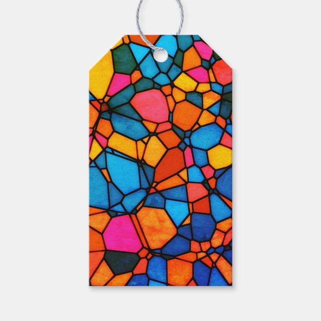 Stain Glass Geschenkanhänger (Vorderseite)