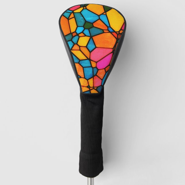 Stain Glass Golf Headcover (Vorderseite)