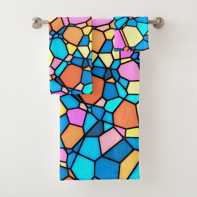 Stain Glass Lite Badhandtuch Set (Insitu)