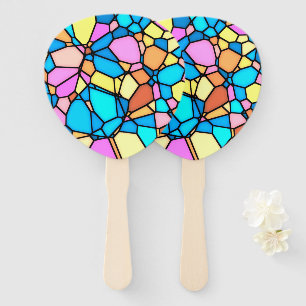 Stain Glass Lite Hand Fan Fächer