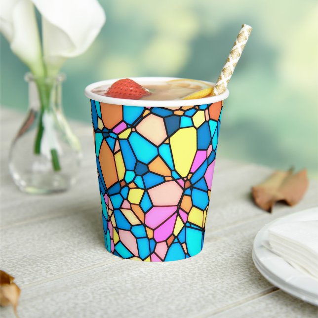 Stain Glass Lite Pappbecher (In Situ)