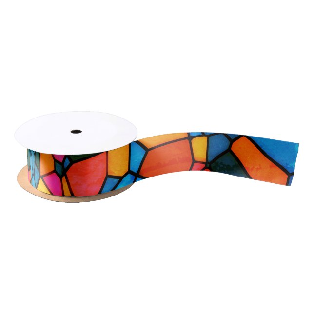 Stain Glass Satinband (Spule)