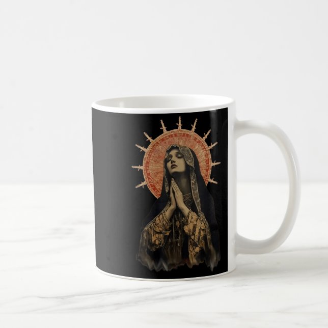 Stained Gl Prayer Faith  Kaffeetasse (Rechts)
