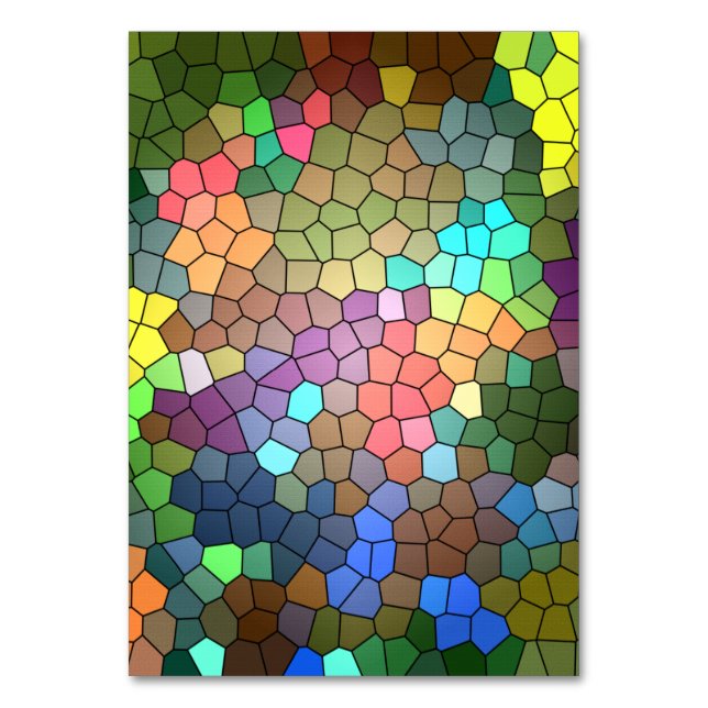 Stained Glass by Shirley Taylor Tischnummer (Vorderseite)