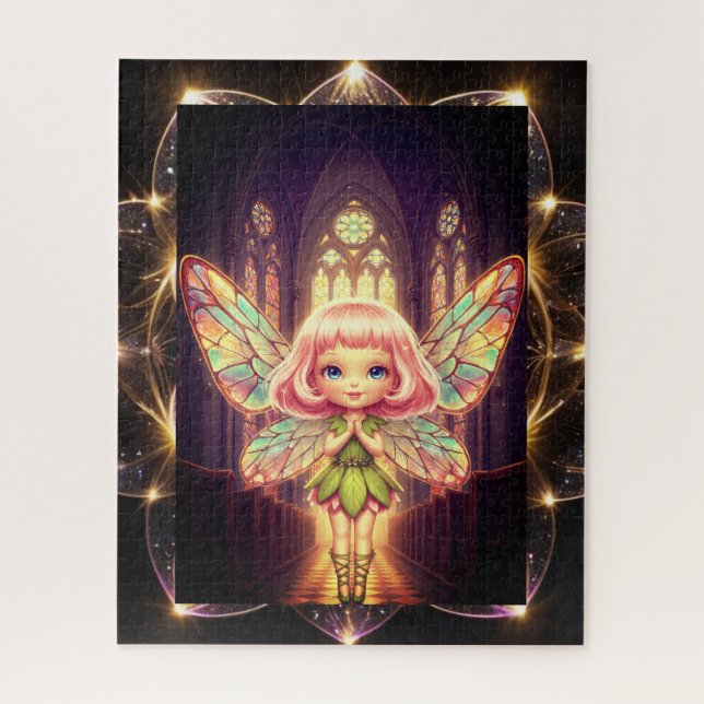 Stained glass, fairies, cathedrals, prayer (Vertikal)