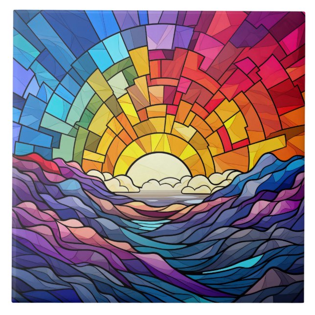  Stained Glass  Fliese (Vorderseite)