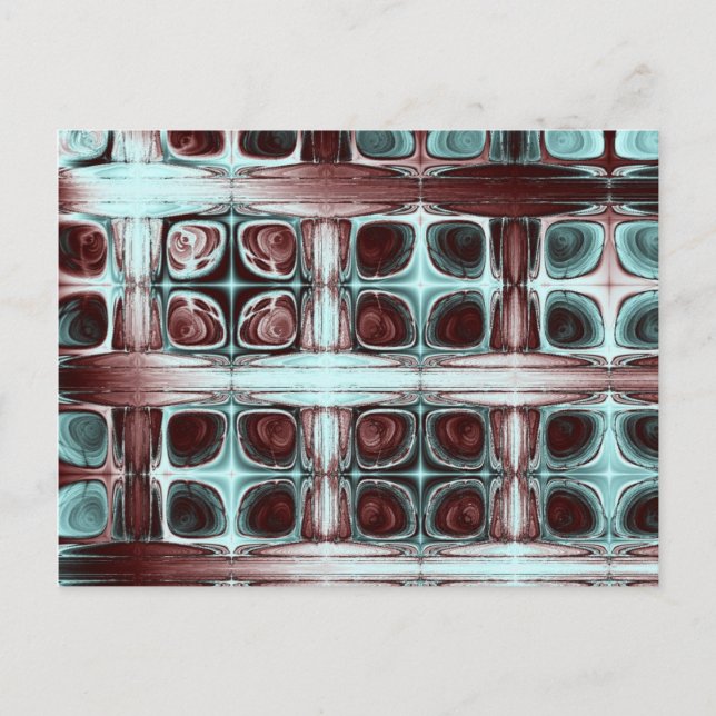 Stained Glass Postcard Postkarte (Vorderseite)
