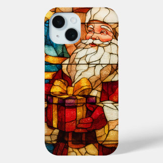 Stained Glass Santa Case-Mate iPhone Hülle