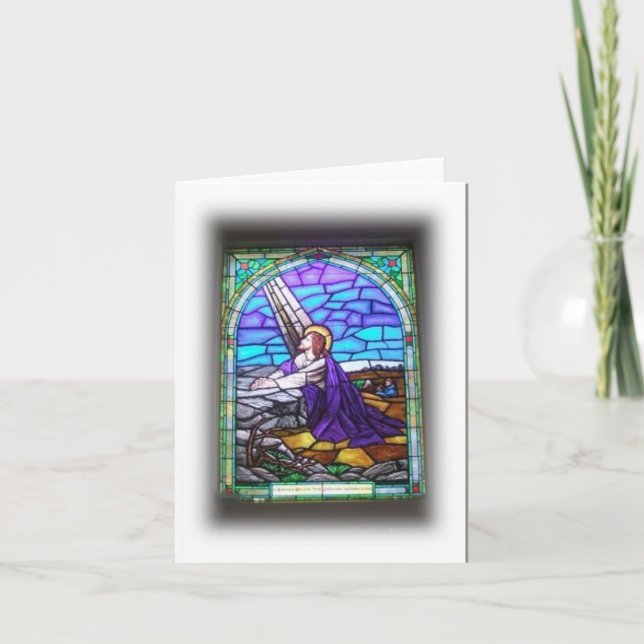 Stained Glass Window Notecard Karte (Vorderseite)