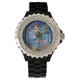 Stainglass Fairy Armbanduhr