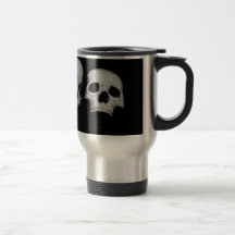 Stainless Steel 15 oz Travel/Pendant Tasse W/ SKUL