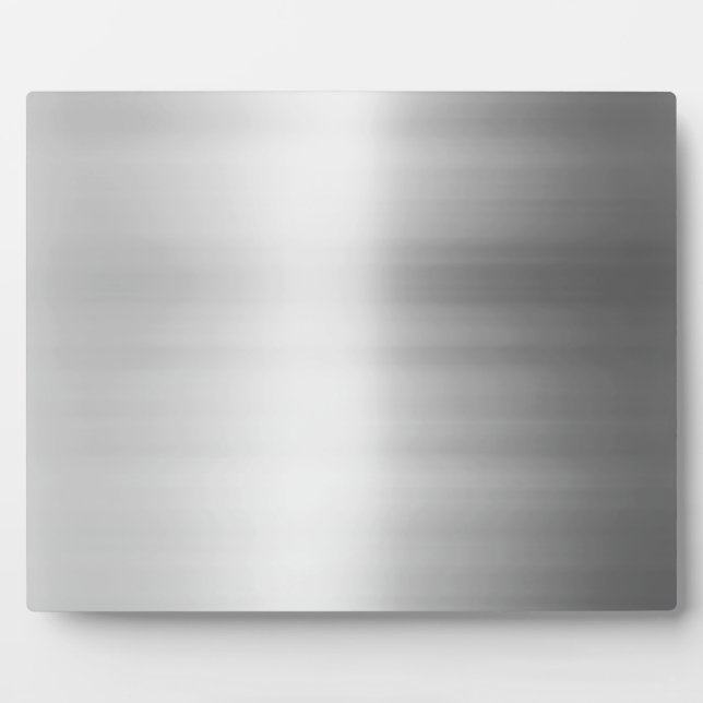 Stainless Steel Fotoplatte (Vorderseite)