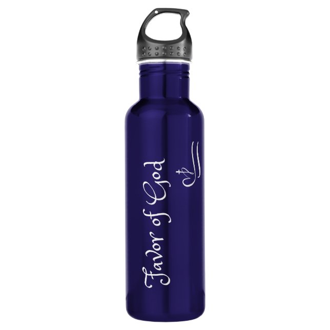 Stainless Steel Gunst Gottes Wasser Flasche Edelstahlflasche (Vorderseite)
