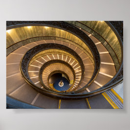Staircases in Vatican Museum  Poster