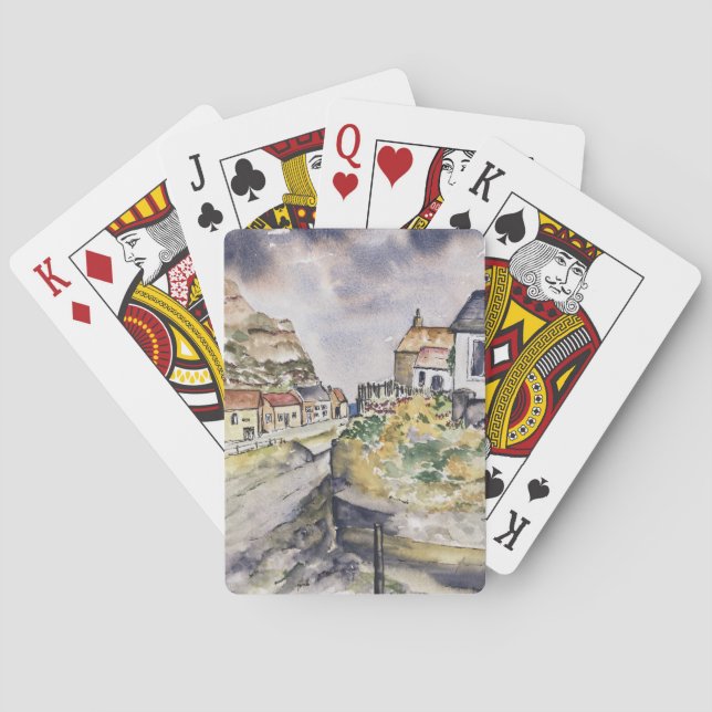 Staithes Harbor Spielkarten (Rückseite)