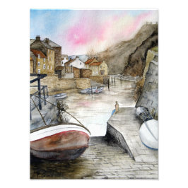 Staithes North Yorkshire England Fotodruck