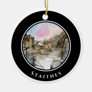 Staithes North Yorkshire England Keramik Ornament