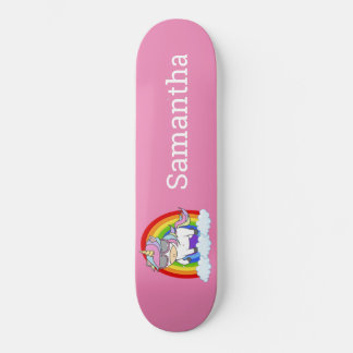 Stakeboard Unicorn Gang Pink Skateboard