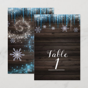 Stalactites Gelées Numéro de Table de Merveilleux