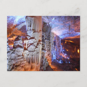Stalagmite Höhle Postkarte