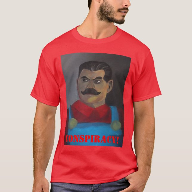 Stalin ist Mario-T - Shirt (Vorderseite)