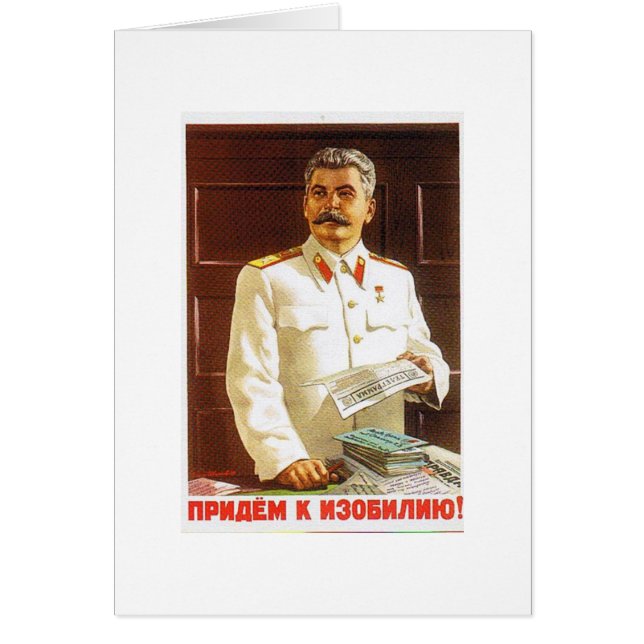 Stalin-Plakatkunst (Vorne)