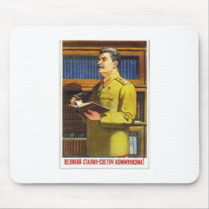 Stalin-Plakatkunst Mousepad