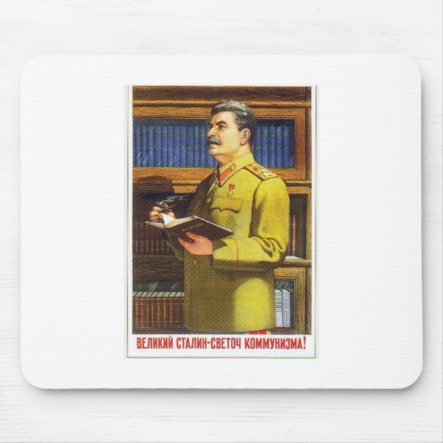 Stalin-Plakatkunst Mousepad (Vorne)