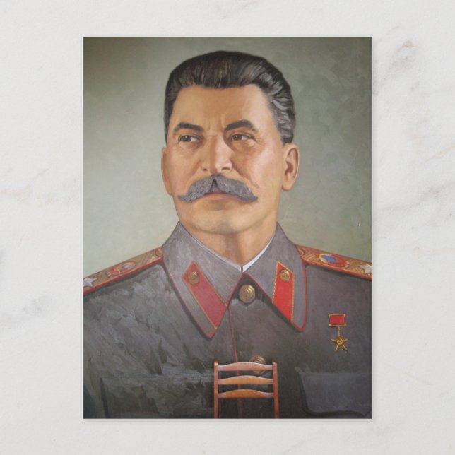 Stalin Postkarte (Vorderseite)
