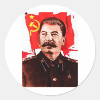Stalin Runder Aufkleber