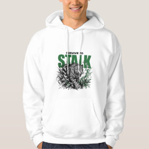 STALK Jaguar Wildtier-Grafik Dschungel Hoodie