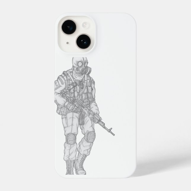 Stalker art phonecase iPhone 14 hülle (Rückseite)