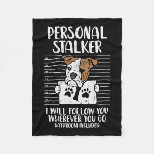 Stalker English Bulldog Fun Fleecedecke