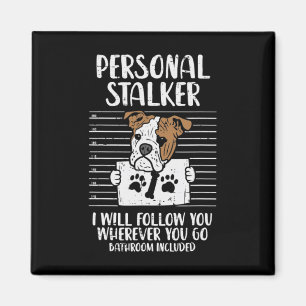 Stalker English Bulldog Fun Magnet