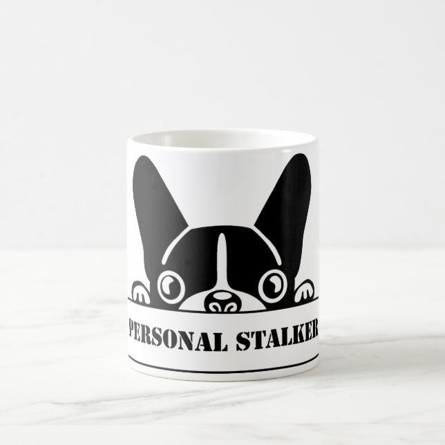 Stalker Frenchie zerteilt Kaffeetasse (Mittel)